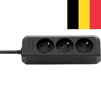 Brennenstuhl Brennenstuhl Eco-Line Steckdosenleiste 3-fach Schwarz 3m (Belgien)