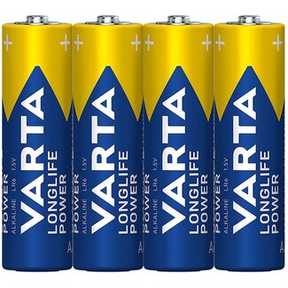 Varta Varta AA (LR6) Longlife Power Batterien - 4 Stück