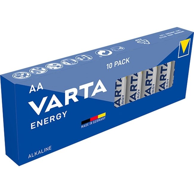 Varta AA (LR6) Energy Batterien - 10 Stück Blisterpackung