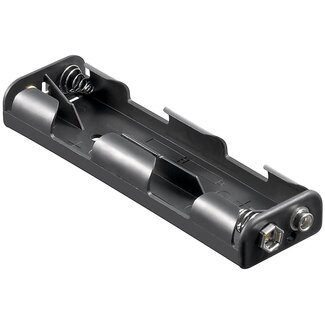 Goobay Batteriehalter für 4 AA-Batterien - Push-On Befestigung - Version 3