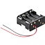 Batteriehalter für 8 AA-Batterien - Kabel mit offenem Ende - Version 1