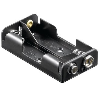 Goobay Batteriefach für 2 AA-Batterien - Push-On Befestigung - Version 1