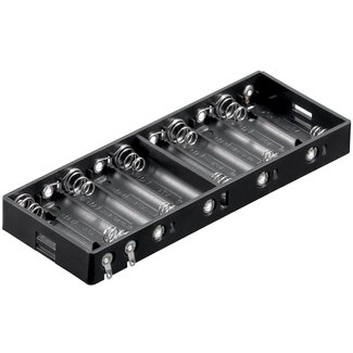 Goobay Batteriehalter für 10 AA-Batterien - Lötanschluss