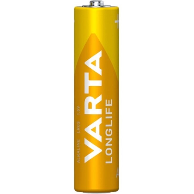Varta AAA (LR03) Longlife Batterien - 4 Stück im Blister