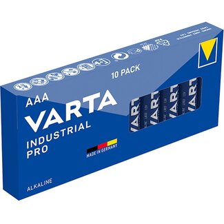 Varta Varta AAA (LR03) Industrial Pro Batterien – 10 Stück Blisterpackung