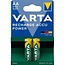 Varta AA (HR6) Power Akkus 2100 mAh - 2er Pack Blister