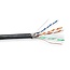Nedis S/FTP CAT6 Gigabit Outdoor-Netzwerkkabel mit festen Adern - AWG24 / Schwarz - 100 Meter