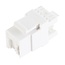 UTP CAT6 Gigabit Keystone Modul RJ45 - LSA - mit Abdeckkappe / Weiß