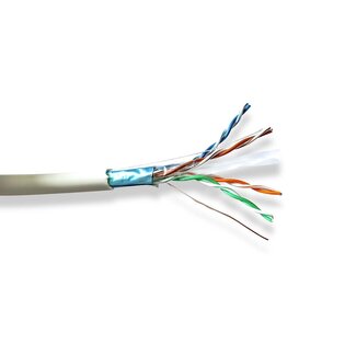 Nedis Nedis F/UTP CAT6 Gigabit Netzwerkkabel flexibel AWG26 LSZH grau 305m
