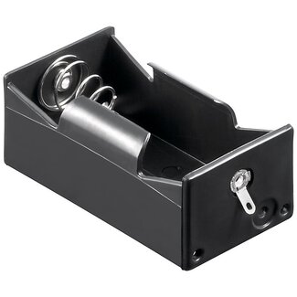Goobay Batteriehalter für 1 D-Batterie - Lötanschluss