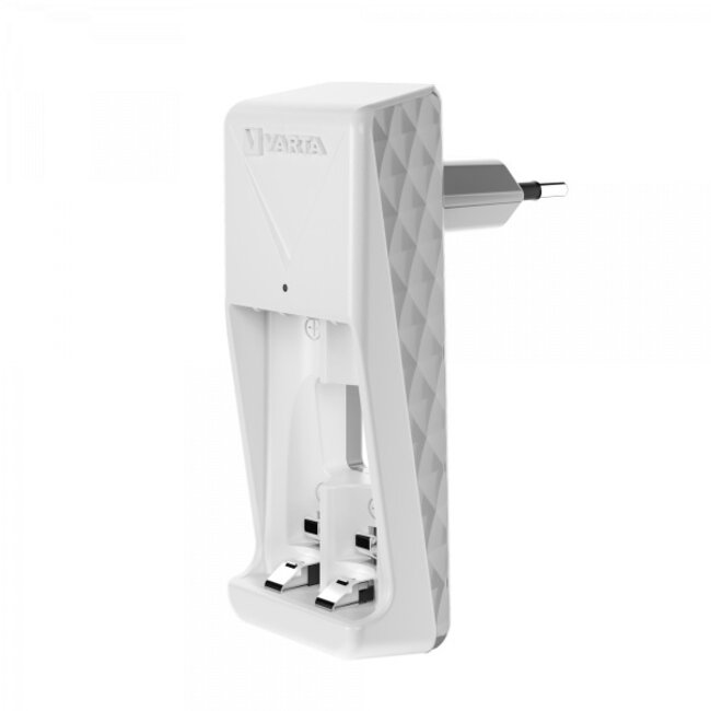 Varta Easy Mini Ladegerät für AA/AAA Batterien, Weiß