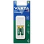 Varta Easy Mini Ladegerät für AA/AAA Batterien, 2x AAA 800 mAh, Weiß
