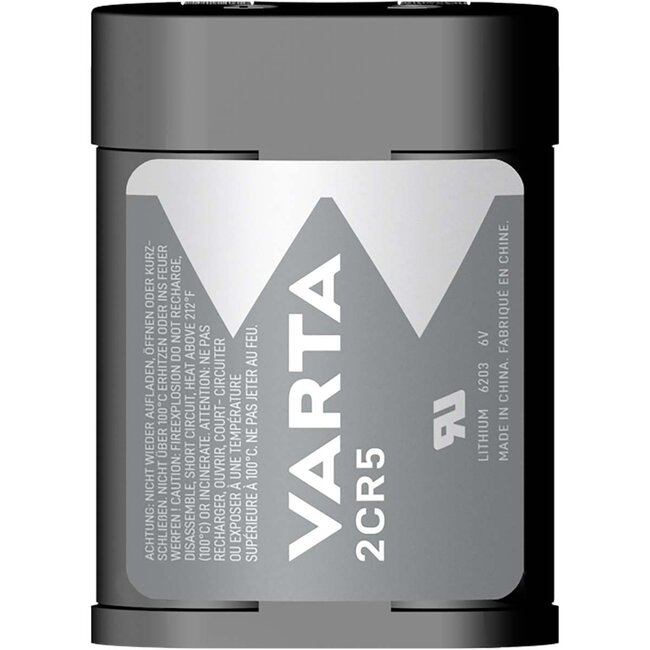 Varta 2CR5 Lithium Zylinderbatterie / 1 Stück