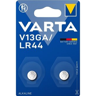 Varta Varta LR44 (V13GA) Alkaline Knopfzelle / 2 Stück
