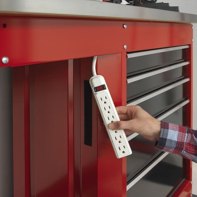 Klettband Rolle selbstklebend 20mm Schwarz 10m 2-teilig