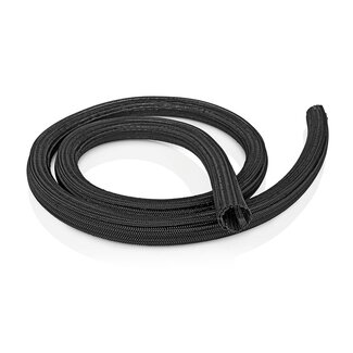 Nedis Nedis Nylon Kabelschutzschlauch selbstschließend - 30mm / Schwarz - 2 Meter