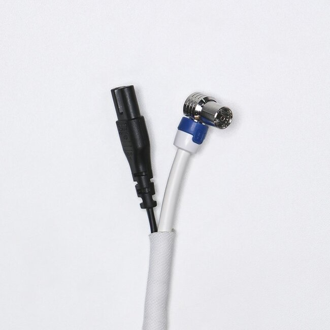 Cavus Polyester Kabelschutzschlauch selbstschließend - 10mm / Weiß - 1,5 Meter