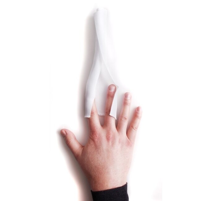 Cavus Polyester Kabelschutz Selbstschließend - 19mm Weiß - 1,5m