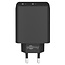 Goobay Heimladegerät mit 2 USB-C PD Anschlüssen - 36W / Schwarz
