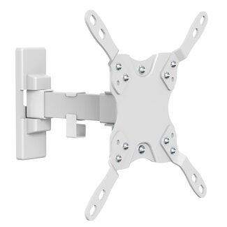 My Wall My Wall Wandhalterung für Bildschirme bis 42 Zoll / Full Motion (2 Drehpunkte) / Weiß