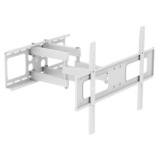 My Wall My Wall Wandhalterung für Bildschirme bis 70 Zoll / Full Motion (3 Drehpunkte) / Weiß