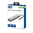 ACT USB-C Hub mit 3x USB-A, 1x USB-C PD 60W & Kartenleser – USB 3.0, Aluminium, 0,15 m