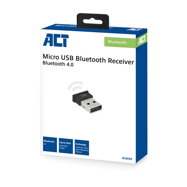 ACT USB-A Bluetooth 4.0 + EDR Dongle