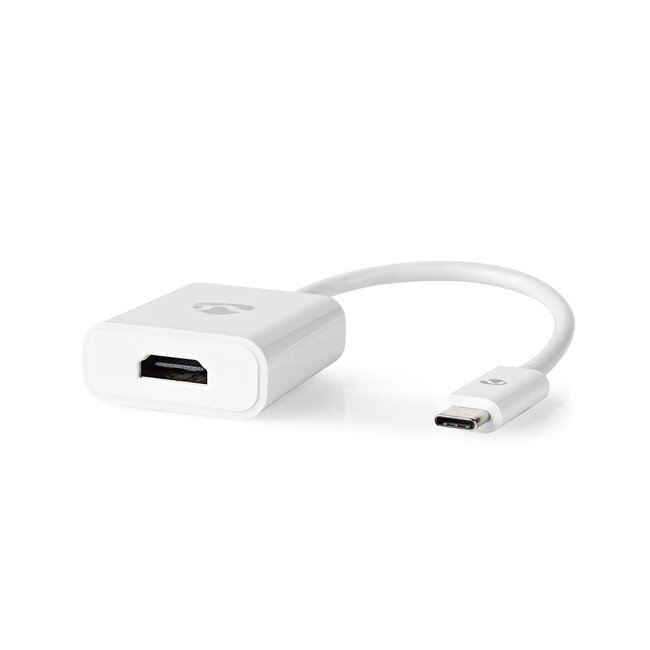 Nedis USB-C auf HDMI 4K 30Hz Adapter Weiß - 0,20 m