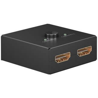 Goobay Goobay 2-in-1 HDMI Umschalter bidirektional HDMI1.4 4K30Hz schwarz