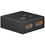 Goobay 2-in-1 HDMI Umschalter bidirektional HDMI1.4 4K30Hz schwarz