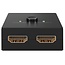 Goobay 2-in-1 HDMI Umschalter bidirektional HDMI1.4 4K30Hz schwarz