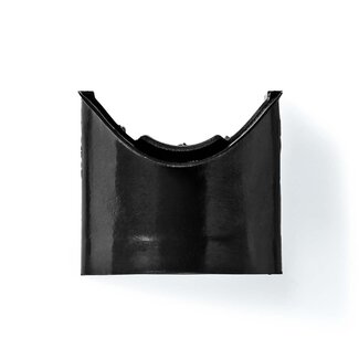 Nedis Nedis Kunststoff-Eckstück für halbrunde Kabelrinne 3,3 cm - Ecke / Schwarz