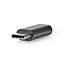 Nedis USB-C (m) auf Micro USB (w) Adapter - USB 2.0 / Schwarz