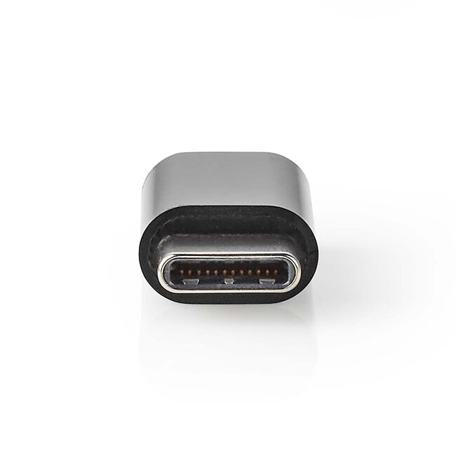 Nedis USB-C (m) auf Micro USB (w) Adapter - USB 2.0 / Schwarz