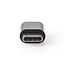 Nedis USB-C (m) auf Micro USB (w) Adapter - USB 2.0 / Schwarz