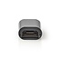 Nedis USB-C (m) auf Micro USB (w) Adapter - USB 2.0 / Schwarz