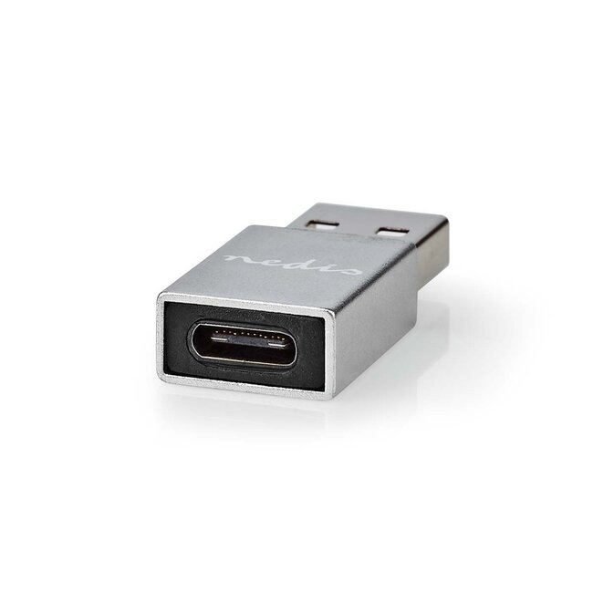 Nedis USB-A (m) zu USB-C (w) Adapter - USB 3.0 / Aluminium