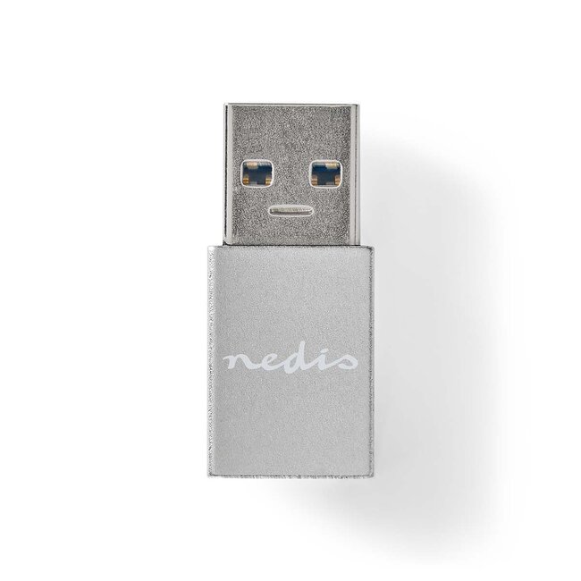 Nedis USB-A (m) zu USB-C (w) Adapter - USB 3.0 / Aluminium