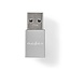 Nedis USB-A (m) zu USB-C (w) Adapter - USB 3.0 / Aluminium