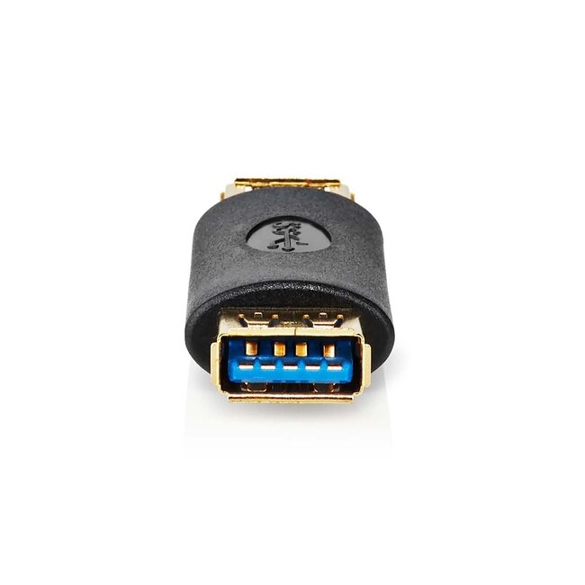 Nedis USB-A Stecker auf USB-A Stecker Adapter - USB 3.0 / Schwarz