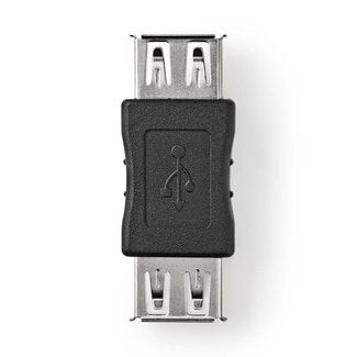 Nedis Nedis USB-A (m) - USB-A (m) Kupplung - USB2.0 / Schwarz