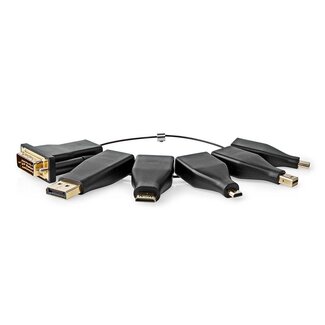 Nedis Nedis HDMI Multi-Adapter Kit für Bildschirme / Schwarz