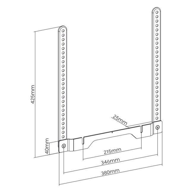 My Wall Rahmen für Sonos RAY / Schwarz
