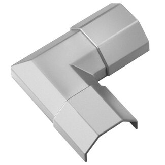 Goobay Goobay Kunststoff-Winkelstück für Kabelkanal 3,3 cm / Grau