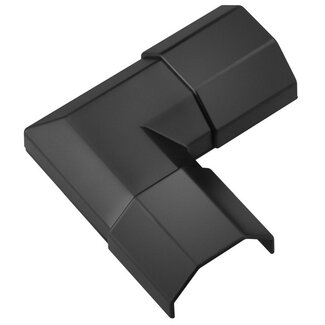 Goobay Goobay Kunststoff-Winkelstück für Kabelkanal 3,3 cm / Schwarz