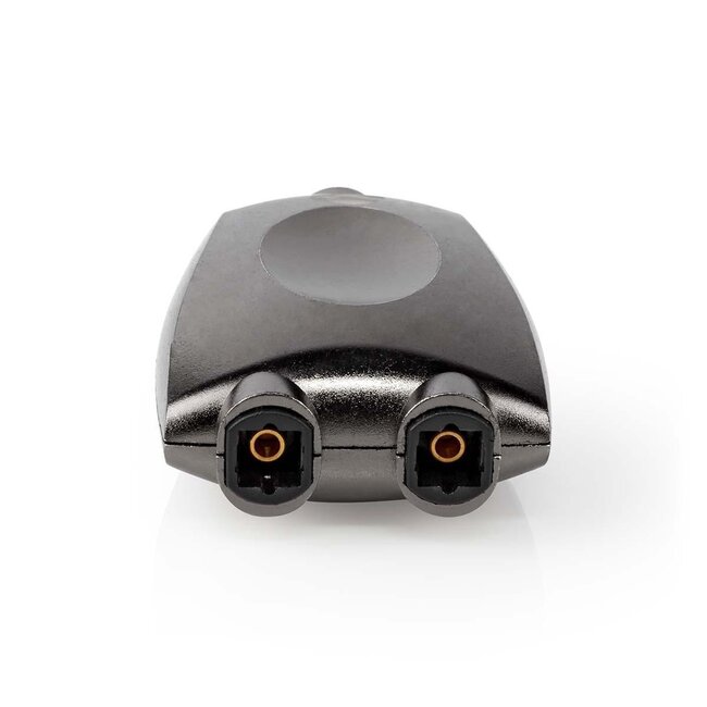 Nedis Premium digitaler optischer Toslink Audio-Splitter 1 zu 2, passiv, schwarz