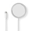 Nedis 15W Qi Wireless Charger mit Ständer aus Aluminium – 1 Meter