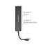 Nedis USB-C Hub mit 3x USB-C & 1x USB-C PD 100W - USB3.2 (bis 10 Gbit/s) / Aluminium - 0,15 m