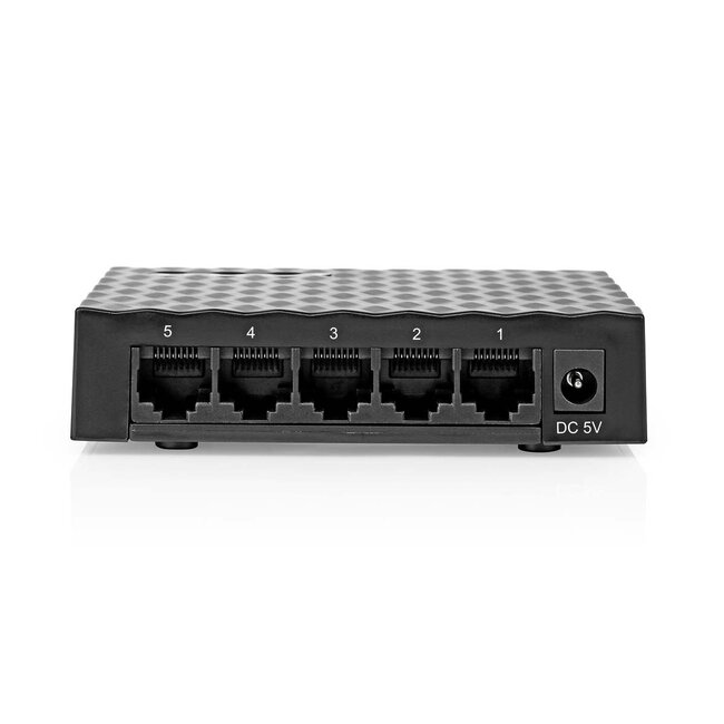 Nedis 5-Port Gigabit Ethernet Switch – Schwarz