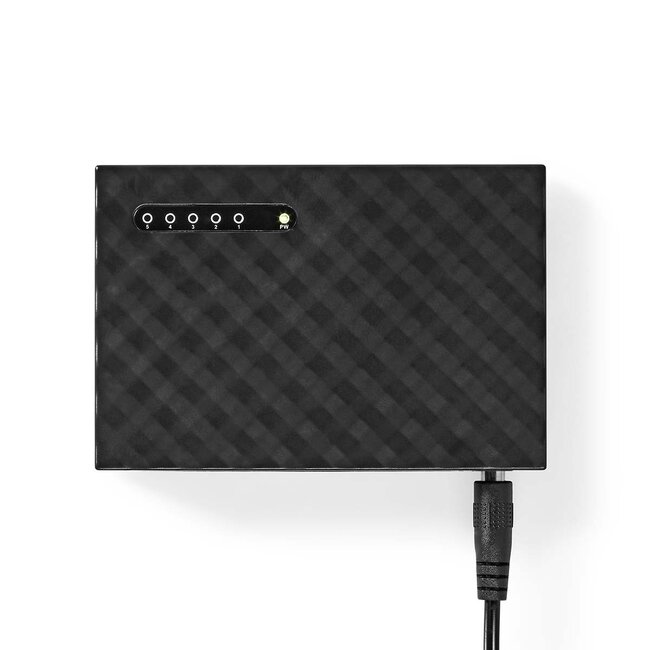 Nedis 5-Port Gigabit Ethernet Switch – Schwarz